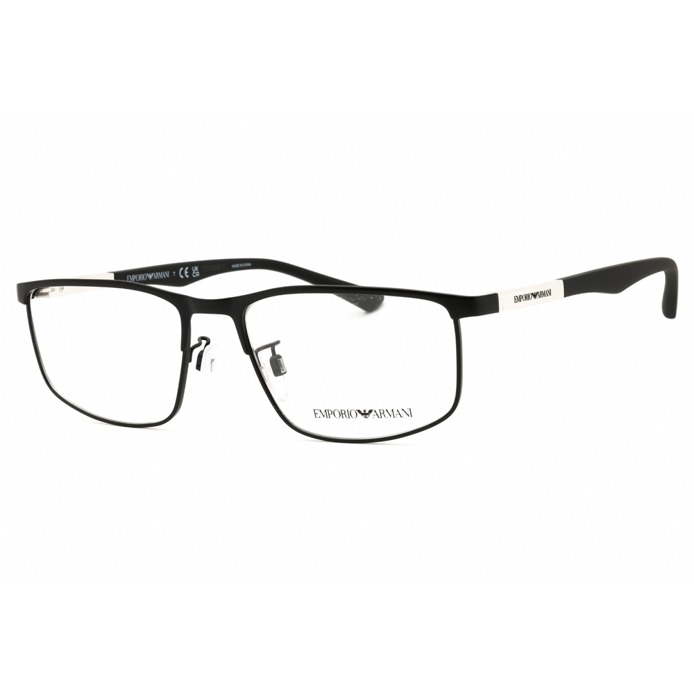 Emporio Armani EA1131 Eyeglasses Matte Black Metal Rectangle